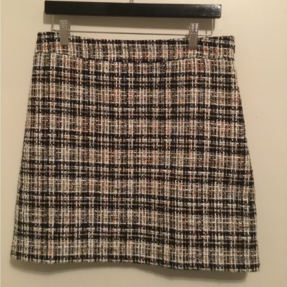 LOFT winter mini skirt